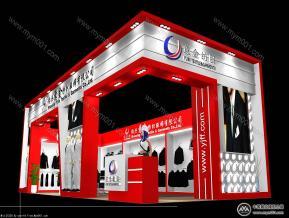 意金纺服展览模型图片