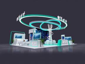 汽车配件展会展位设计