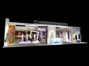 德弘纺织面料展览模型