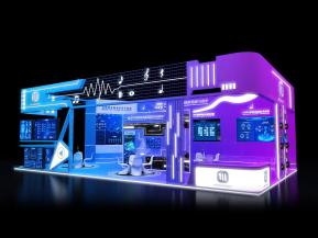 缪萨科技音乐展会展览设计