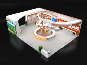 梁平展团展览模型