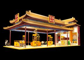 宫粮御宠展览模型