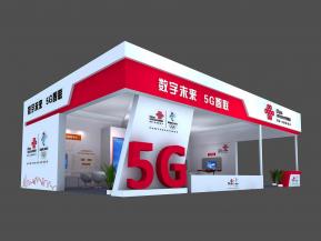 联通展台模型