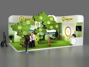 Seven trees展览模型