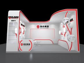 哈药展位展览模型