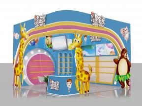 摩尔庄园展览模型