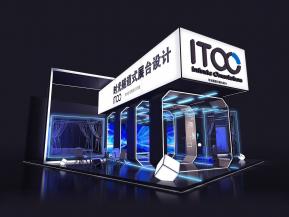 时光隧道现代展台展会展览设计