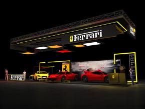 法拉利展览模型