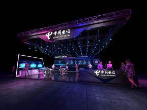 中国电信展台设计方案