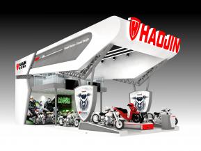 豪进摩托展览模型