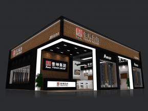 普坤纺织展览展示模型