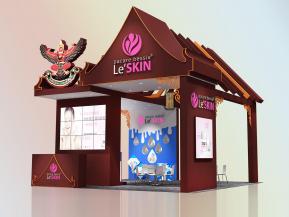 Leskin美博会展台模型