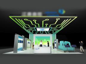 吊顶科技机械展造型