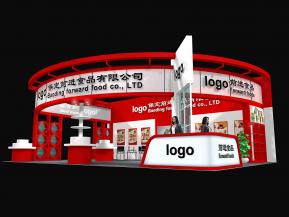 前进食品展览模型图片