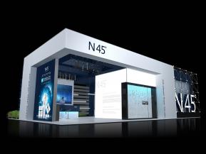 广州美博会N45展台模型