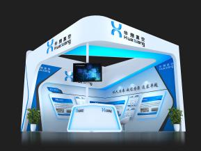 华翔真空展览展示展台模型