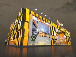 渝中区展台模型