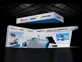 波马嘉仕其展台模型