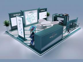 学府壹号商场房地产展位展览设计