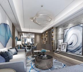 客厅餐厅3D模型