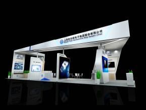 复旦微电子展览模型