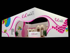 时尚内门展览模型