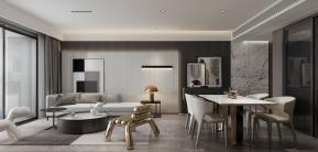 客厅餐厅3D模型