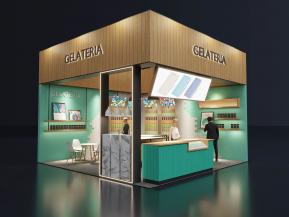 GELATERIA时尚复古小展台