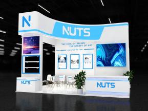 现代展览 展示 展台 NUTS 科技展台 电子科技  展厅