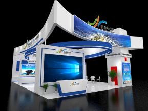 济南先行区展台3D模型