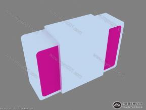 接待台3D模型