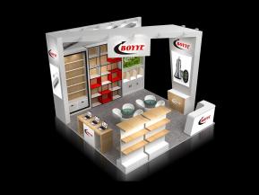 博彦电子展览模型