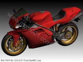 摩托车3D模型