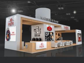 巨匠咖啡展览模型