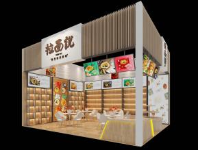 拉面说展台模型