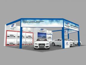 广拓桁架展位模型