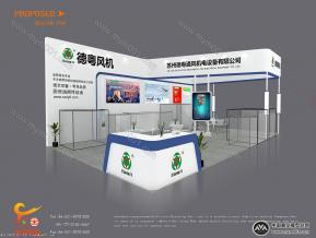 德粤通风展览模型