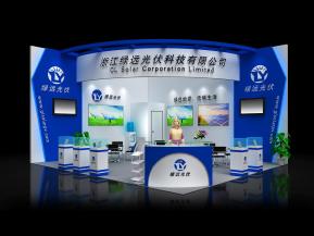 绿远光伏展览模型