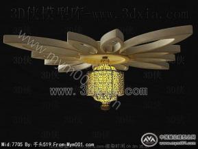 艺术吊灯3D模型