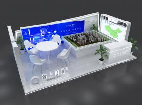 海上明月房地产展位展览设计