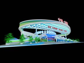 中国青海展览模型