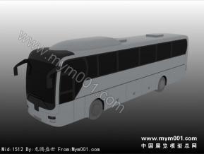 大巴汽车3D模型免费下载