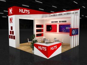 现代展览 展示 展台 NUTS 科技展台 电子科技