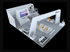 staubli展台展览模型