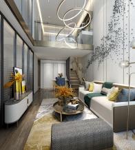 客厅餐厅3D模型