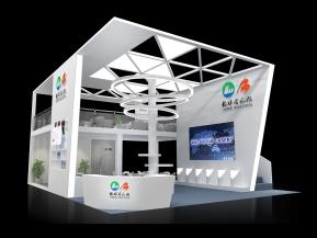 龙佰复式展台模型