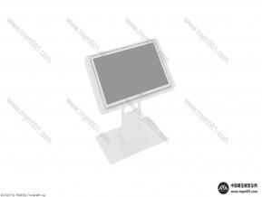 电子翻书3D模型