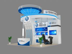 西安翔迅科技展台模型