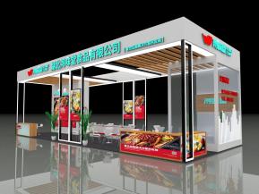 浔味堂食品展台设计
