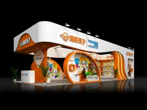 调皮孩子展览模型